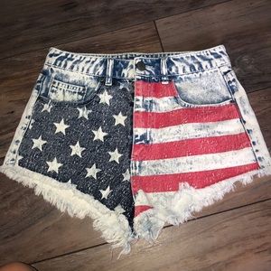 American Flag Shorts